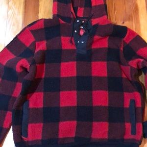 Buffalo plaid hoodie